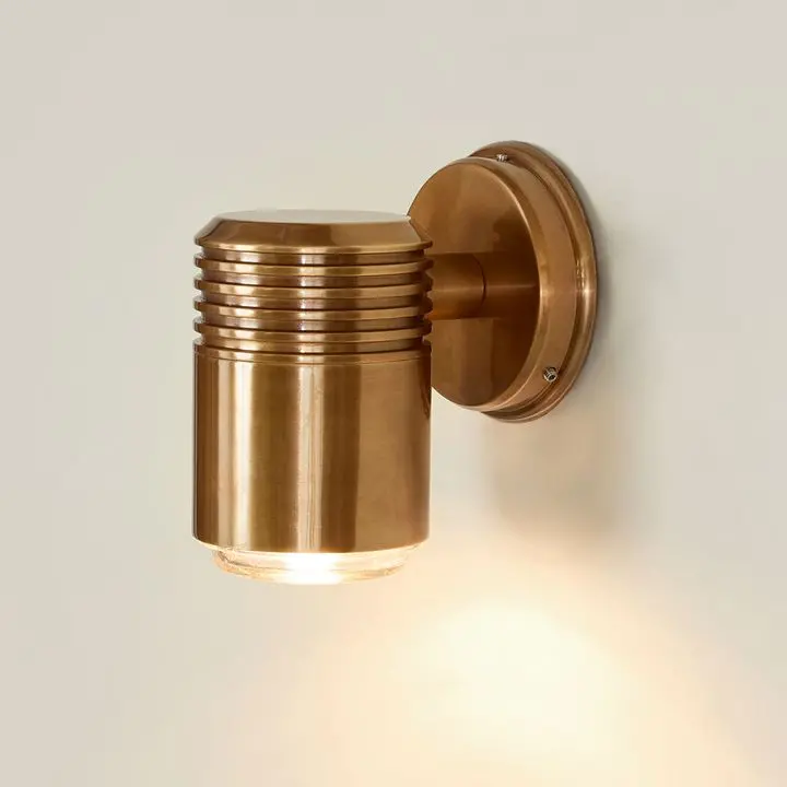 Primrose Antique Brass Outdoor Wall Light – Elegant Exterior Fixture 1