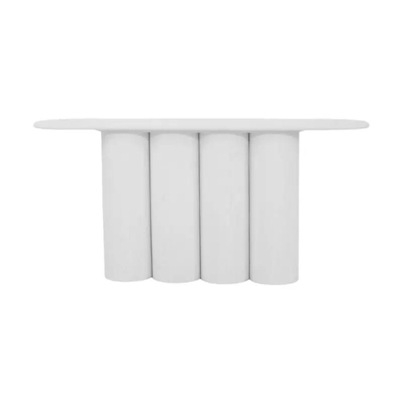 Pure White Console Table – 1.7M Clean-Line Design 1