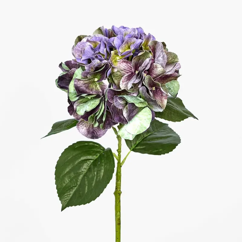 Purple Real-Touch Hydrangea Stem – 64Cm 1