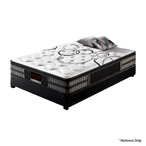 Queen Gel Memory Foam Mattress With Pocket Coils – 34Cm Medium-Firm Support 1
