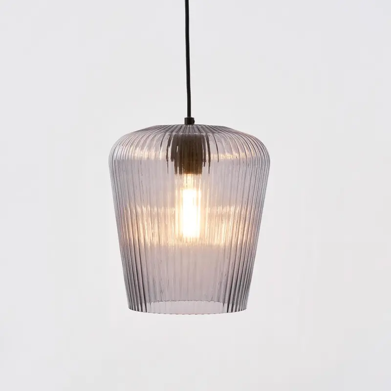 Rambla Light Grey Ceiling Pendant – Soft-Sphere Modern Lighting 1