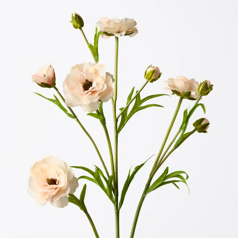 Ranunculus Stem Spray – 12-Piece Silk Flower Bundle 1