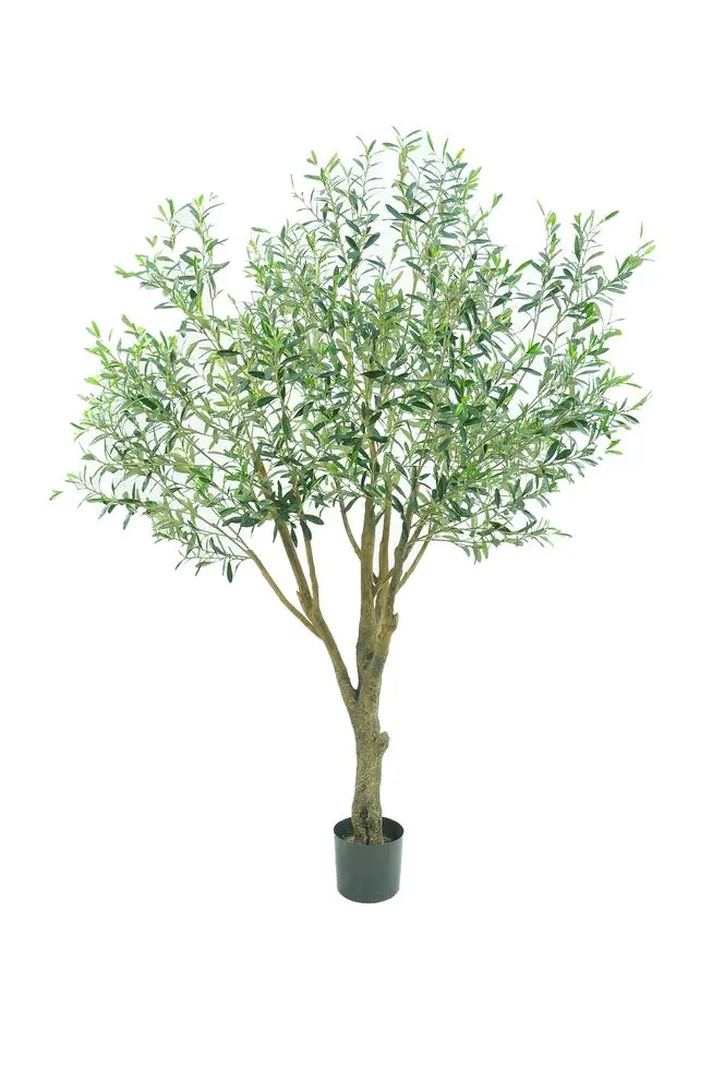 Realistic Olive Tree Artificial Plant – 190Cm Tall, 3366 Leaves, Lush Green 1