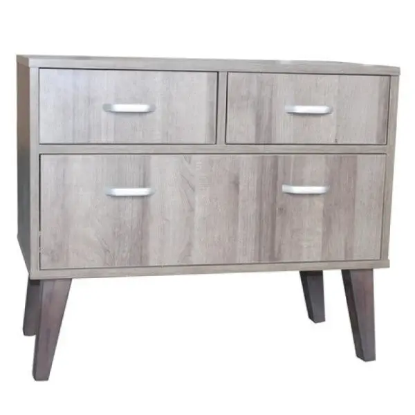 Retro-Style Bedside Chest – 80×43×69 Cm H, Vintage-Inspired Storage 1