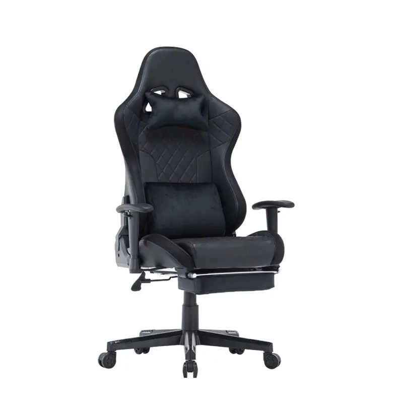 Rgb Gaming Chair – Bluetooth Speaker, 165° Recline, 4D Adjustable Armrests & Footrest, Black 1