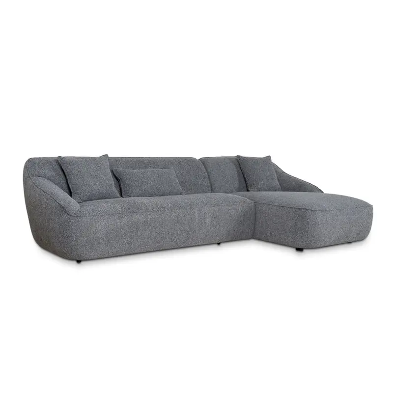 Right-Chaise Sofa In Coral Charcoal 1