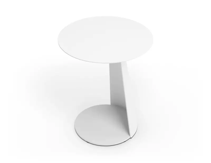Roam Outdoor Side Table – Sleek White Finish 1