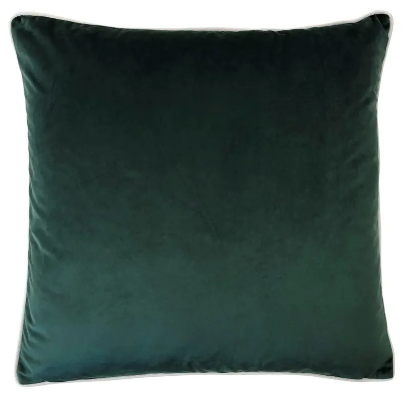 Rodeo Green Pillow Cover With Plush Feather Insert 1