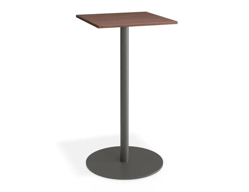 Roku Outdoor High Bar Table In Spotted Gum – Charcoal Hue 1