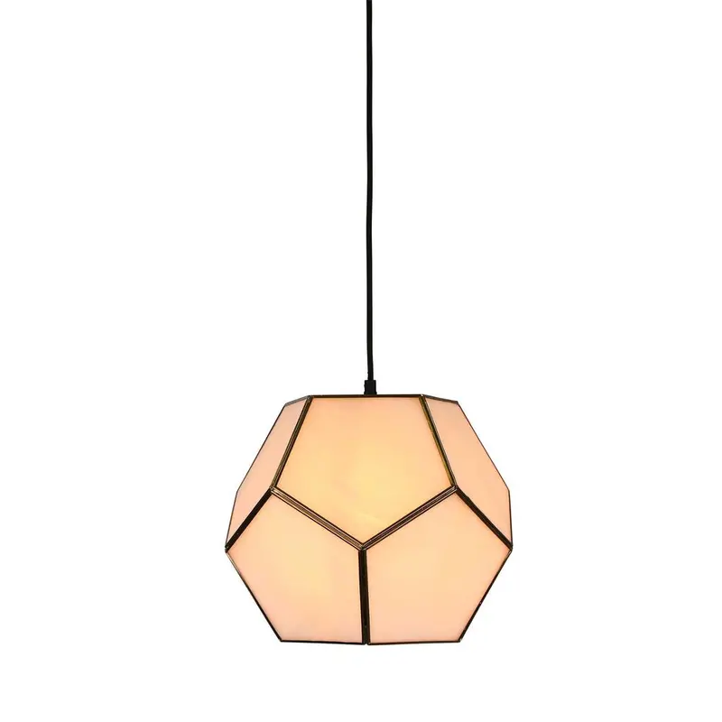 Ruby Brass Hanging Ceiling Lamp 1