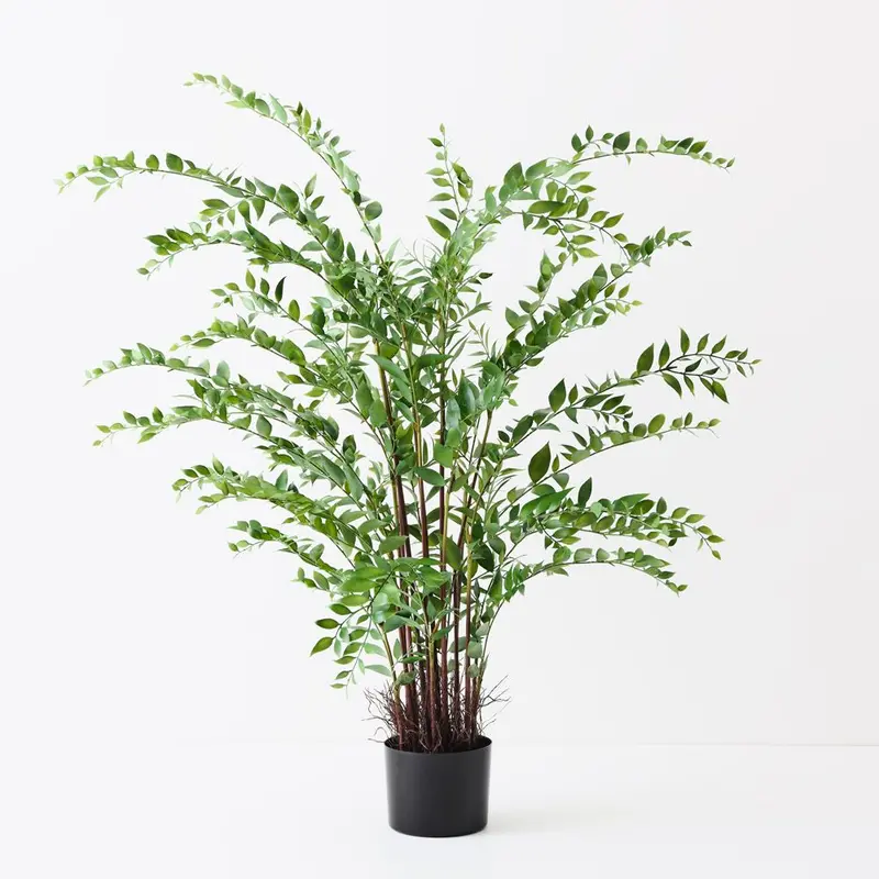 Ruscus Artificial Plant – 2-Piece Greenery Set 1