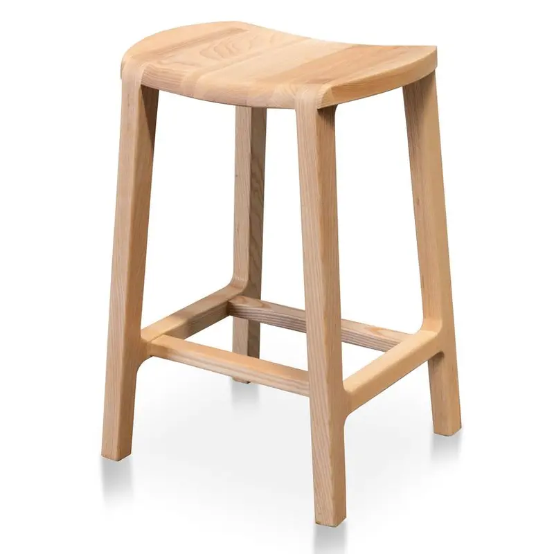 Rustic Natural Timber Bar Stool 1