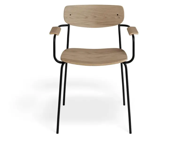 Rylie Natural Armchair – Warm Wood-Framed Lounge Chair 1