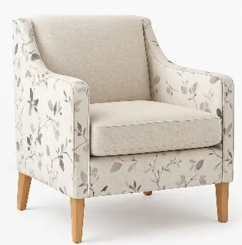 Sally Premium Armchair – Warwick Lustrell Vinyl Upholstery With Beech Legs 1