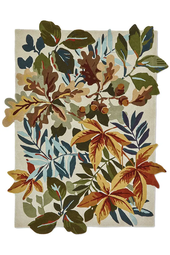 Sanderson Robin'S Wood Russet Brown Flatweave Rug – Design 146501 1