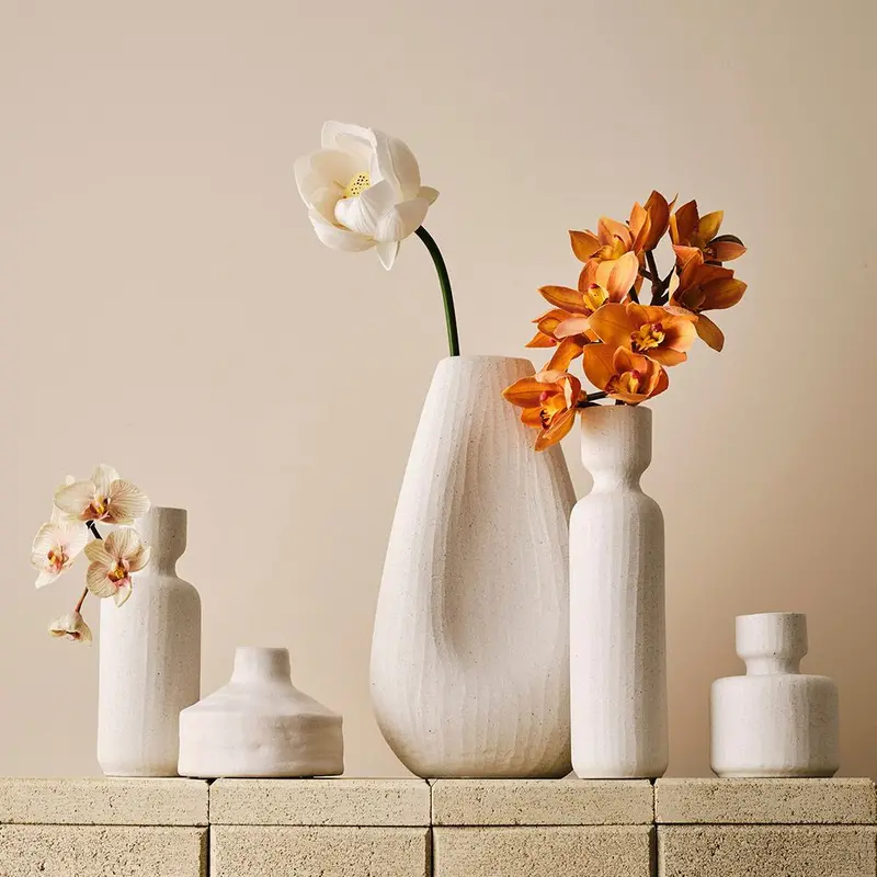 Set Of 2 Cora Planters – Compact Indoor Pots With Clean Lines 1