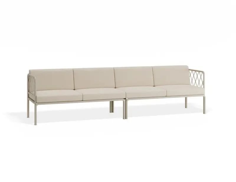 Seville Latte 4-Seater Outdoor Sofa – Spacious Patio Seating 1