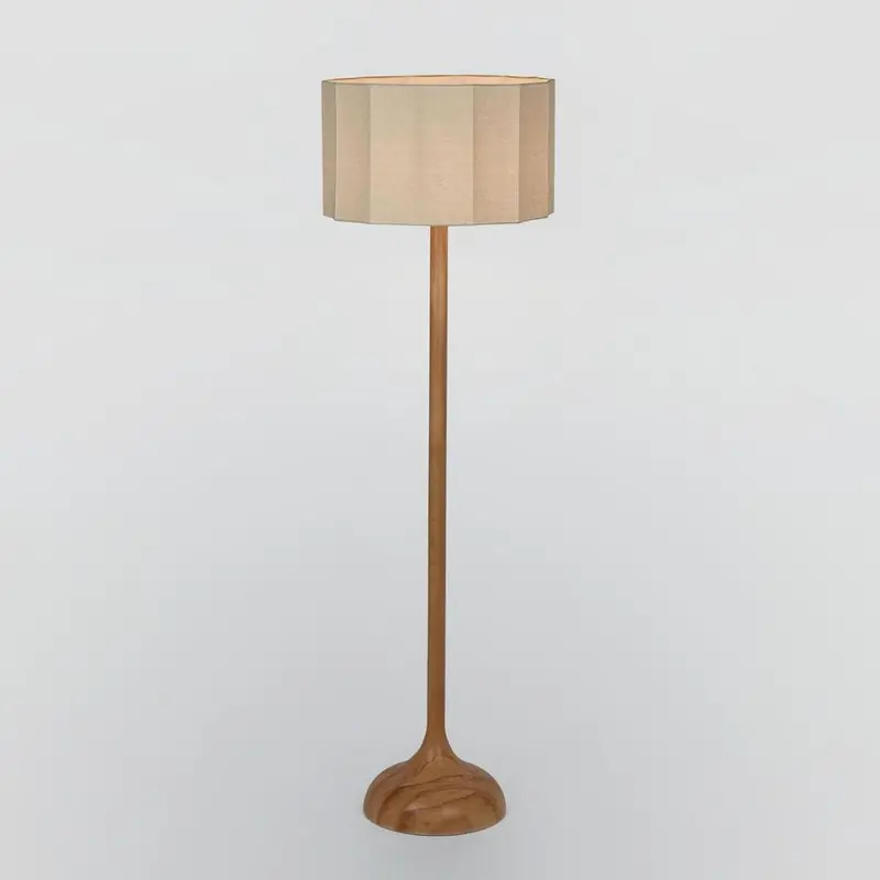 Sierra Floor Lamp Base With Matching Shade 1