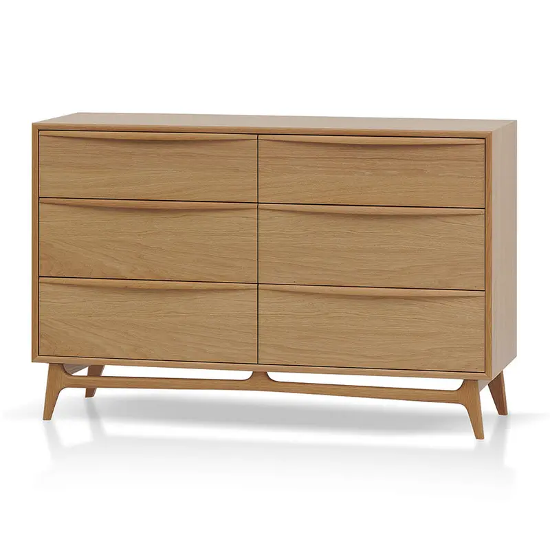 Six-Drawer Chest Of Drawers – Natural Oak 1