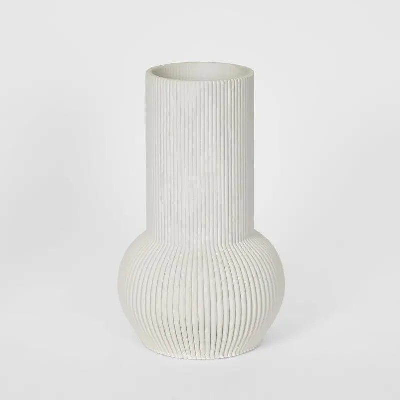 Small White Hend 3D Ceramic Vase 1