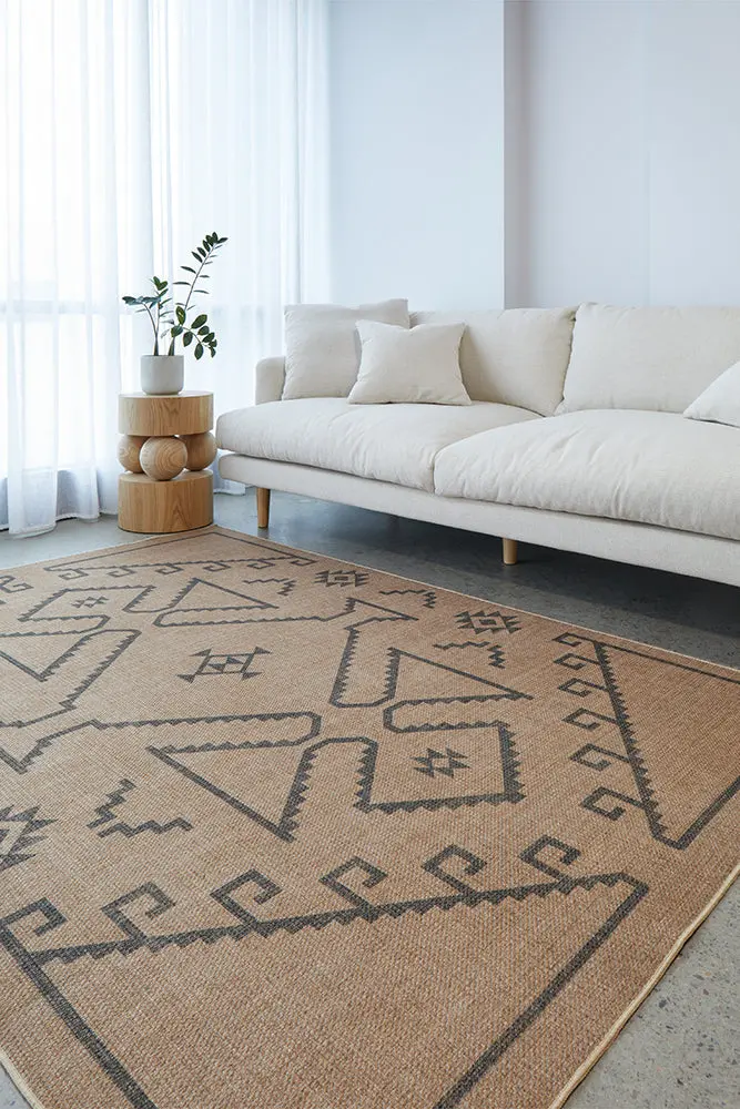 Solar Firuz Handwoven Natural Fiber Rug 1
