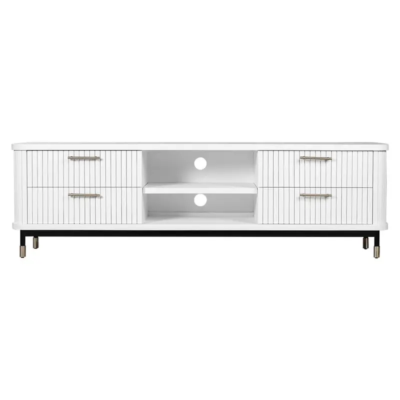 Sophia White Entertainment Center – Clean-Line Tv Stand 1