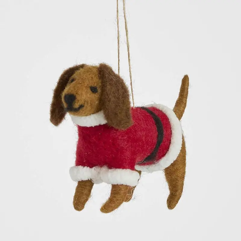 Sossie Hanging Dog Christmas Tree Ornament 1