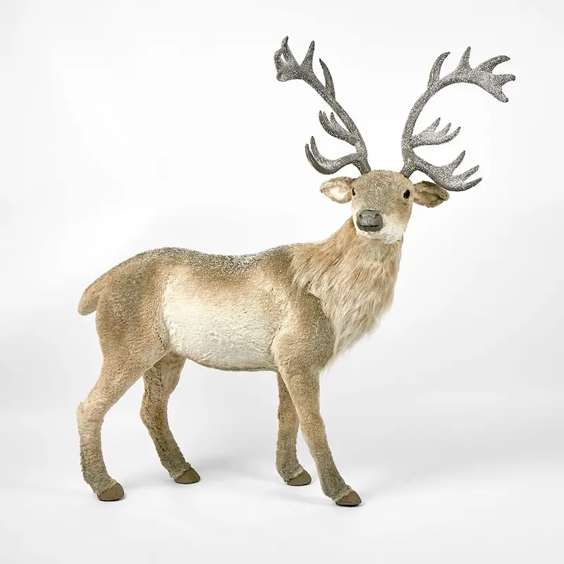 Standing King Elk Holiday Figurine 1
