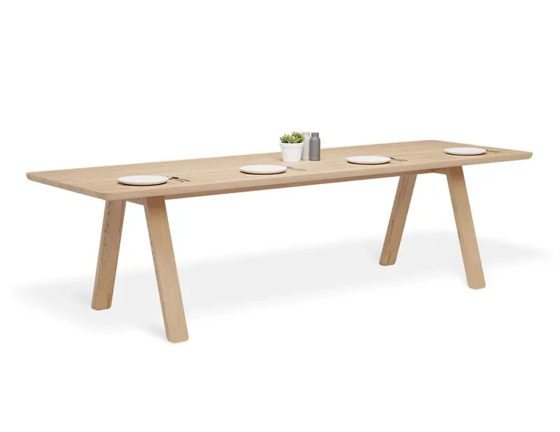 Stelvio Extendable Dining Table – Natural Oak – 280X100Cm (Ton) 1