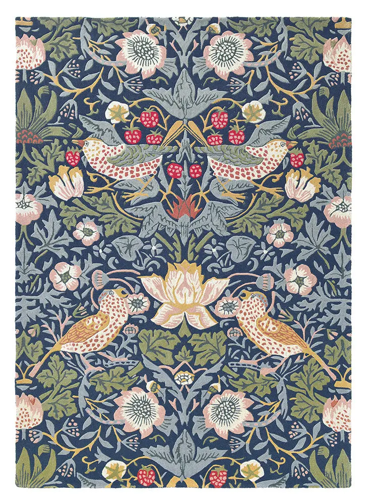 Strawberry Thief Indigo Serving Tray – 027708 1