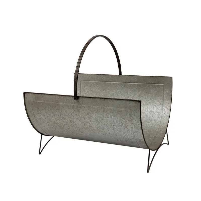 Sturdy Metal Firewood Rack – Freestanding Log Holder For Indoor/Outdoor Use 1