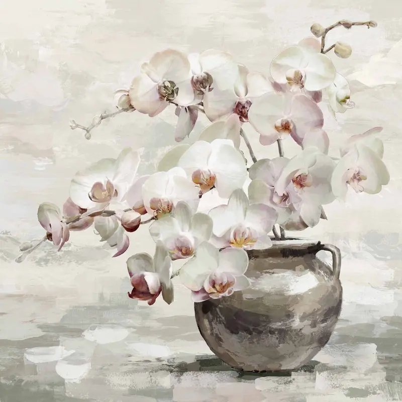 Stylized Orchid Wall Art Print 1