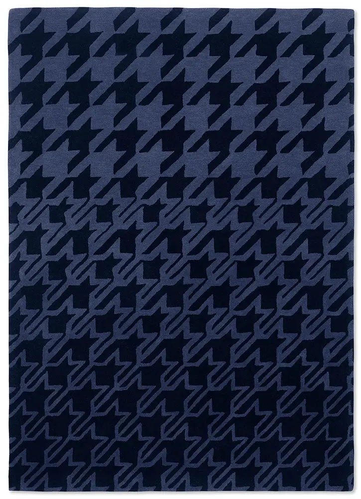 Ted Baker Dark Blue Houndstooth Wallpaper 162808 1