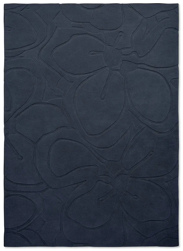 Ted Baker Dark Blue Romantic Magnolia Wallpaper 162708 1