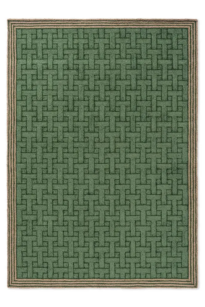 Ted Baker T Monogram Jade Green Outdoor Area Rug 455807 1