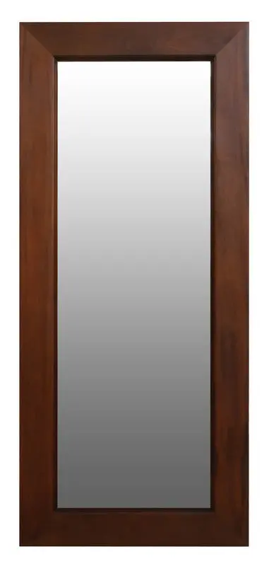Toby Full-Length Standing Mirror – Mahogany Timber Frame With Classic Elegance 1