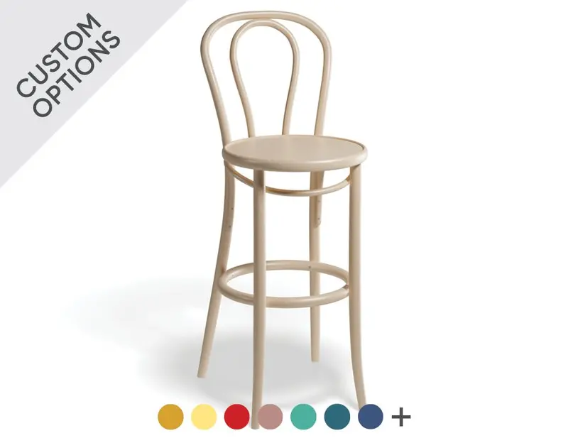 Ton 18 High Barstool – Sleek Counter-Height Design 1