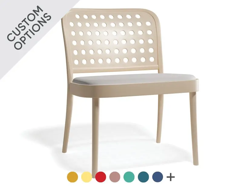 Ton 822 Lounge Chair With Soft Upholstered Seat 1