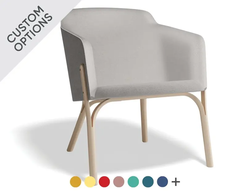 Ton Split Lounge Armchair – Contemporary Indoor Seating 1