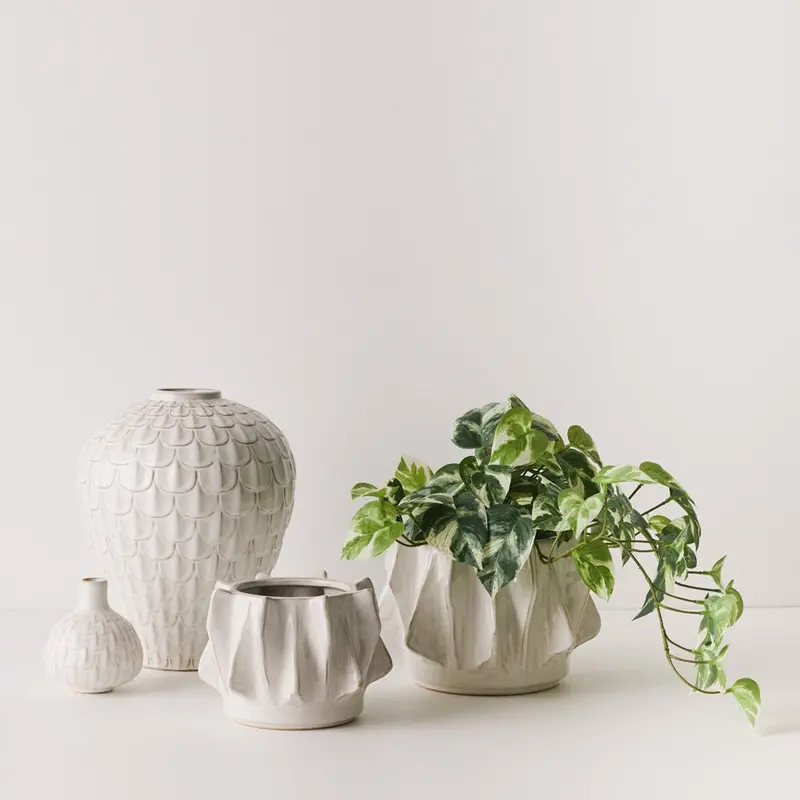 Trailing Pothos Hanging Plant – 4-Piece Potted Artificial Greenery 1