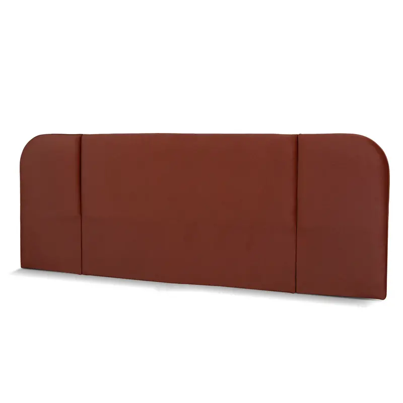 Umber Orange Modern King Bedhead Only 1