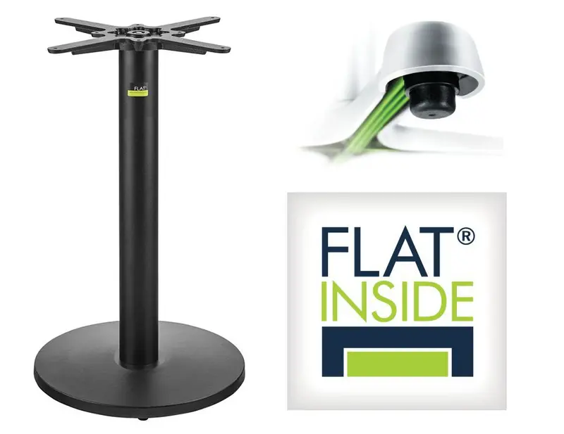 Ur17 Height-Adaptive Cafe Table Base – Flat Tech Collection (4+ Units Required) 1