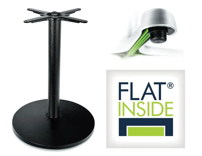 Ur22 Self-Adjusting Cafe Table Base – Flat Tech Series (Minimum Order: 4) 1