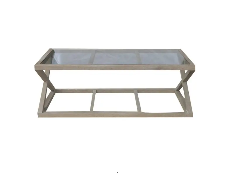 Valencia Whitewashed Oak Coffee Table With Scandi Style 1