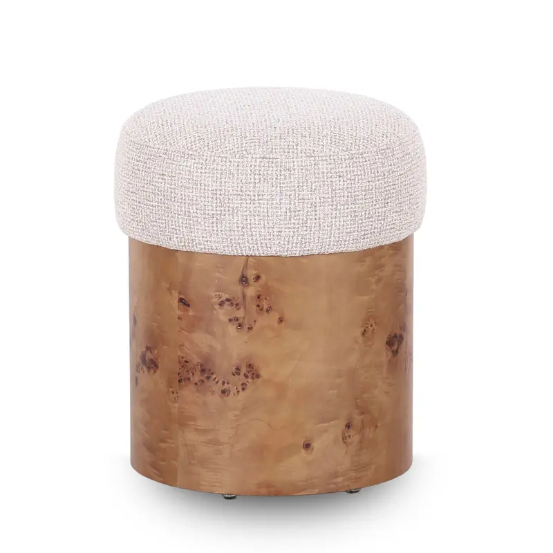 Verona Light Sand Ottoman – Coordinating Footrest & Storage Piece 1