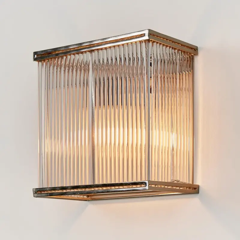 Verre Rectangular Glass Wall Sconce 1