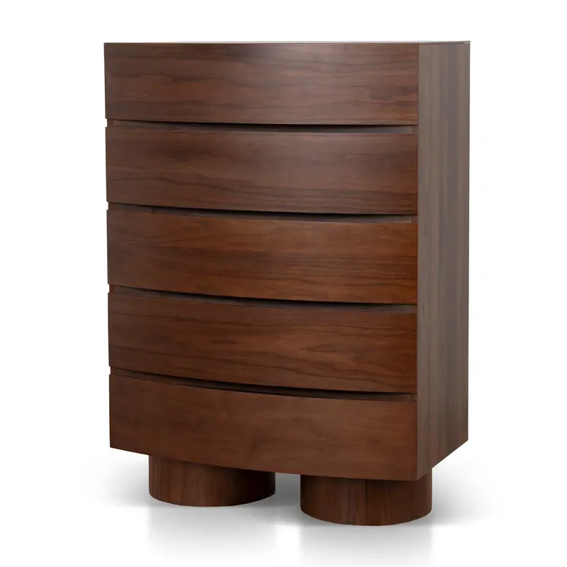 Walnut Tallboy Drawer Chest 1