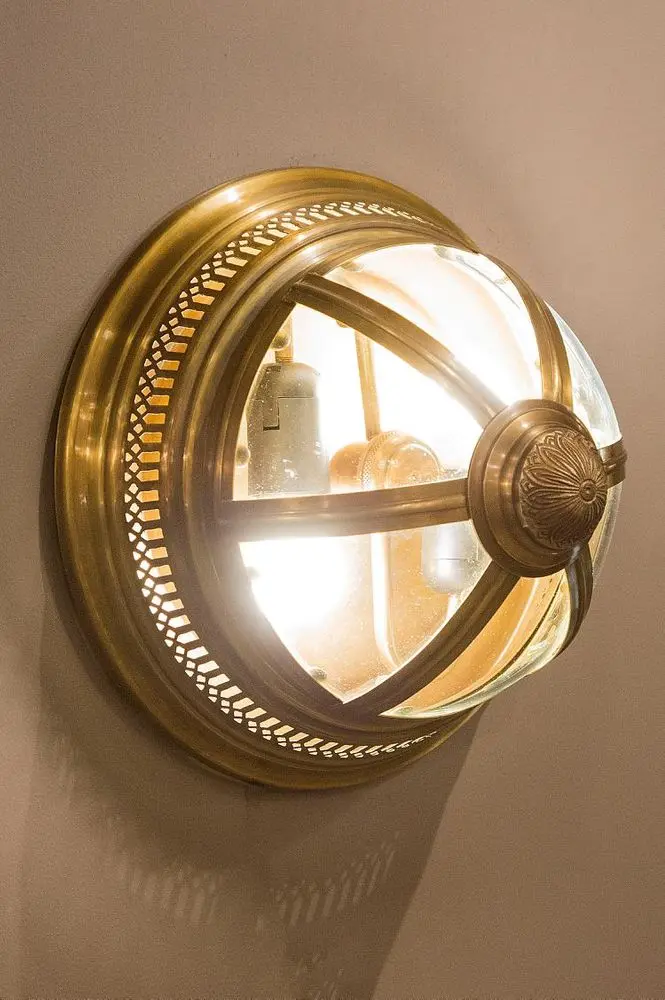 Walter Antique Brass Adjustable Wall Sconce 1