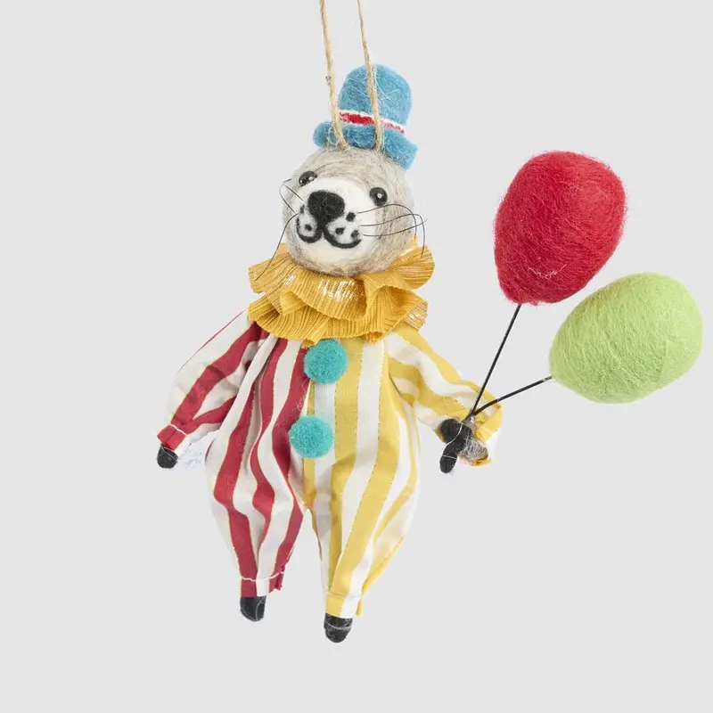 Walter Walrus Circus-Themed Hanging Decoration 1