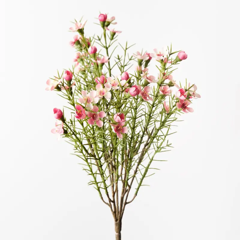 Waxflower Bush – 12-Stem Lifelike Floral Arrangement 1